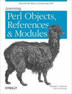 Couverture du livre « Learning Perl objects, references and modules » de Randal L. Schwartz aux éditions O Reilly & Ass