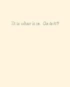 Couverture du livre « It is what it is. or is it » de Katsof Alhena aux éditions Dap Artbook