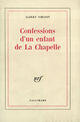 Couverture du livre « Confessions d'un enfant de la chapelle - vol01 » de Albert Simonin aux éditions Gallimard (patrimoine Numerise)