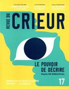Couverture du livre « Revue du crieur n.17 » de Revue Du Crieur aux éditions La Decouverte