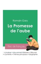 Couverture du livre « Réussir son Bac de français 2023 : Analyse de La Promesse de l'aube de Romain Gary » de Romain Gary aux éditions Bac De Francais