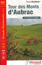 Couverture du livre « Tour des monts d'Aubrac » de  aux éditions Ffrp