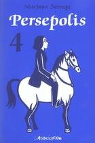 Couverture du livre « Persepolis 4 » de Marjane Satrapi aux éditions L'association