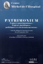 Couverture du livre « Patrimonium » de  aux éditions Centre Michel De L'hospital