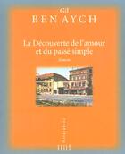 Couverture du livre « La découverte de l'amour et du passé simple Tome 1 : Simon » de Ben Aych Gil aux éditions Exils