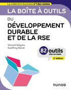 Couverture du livre « La boîte à outils : du développement durable et de la RSE (2e édition) » de Vincent Maymo et Geoffroy Murat aux éditions Dunod