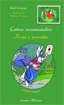 Couverture du livre « Lettres recommandées/posta e porositur ; fables » de Marc Krasniqi aux éditions L'harmattan