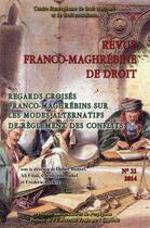 Couverture du livre « Revue franco maghrebine de droit 21 » de  aux éditions Pu De Perpignan