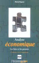 Couverture du livre « Analyse economique - nouvelle edition (édition 2004) » de Vigezzi M aux éditions Pu De Grenoble