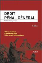 Couverture du livre « Droit pénal général (3e édition) » de Martine Herzog-Evans et Gildas Roussel aux éditions Vuibert