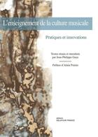 Couverture du livre « L'enseignement de la culture musicale : pratiques et innovations » de  aux éditions Delatour