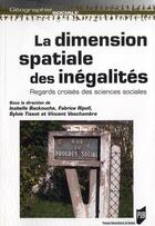 Couverture du livre « DIMENSION SPATIALE DES INEGALITES » de Pur aux éditions Pu De Rennes