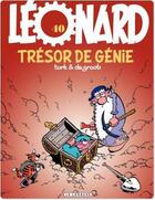 Couverture du livre « Léonard Tome 40 : trésor de génie » de Bob De Groot et Turk aux éditions Lombard