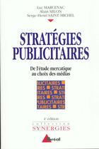 Couverture du livre « Strategies publicitaires » de Marcenac aux éditions Breal