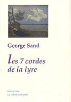 Couverture du livre « Les sept cordes de la lyre » de George Sand aux éditions Paleo