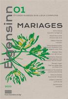 Couverture du livre « Eigensinn 01. mariages » de Hup Glorie Caroline aux éditions Pulg