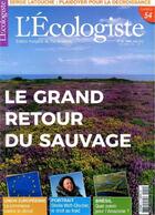 Couverture du livre « L'ecologiste n 54 le grand retour du sauvage janvier/mars 2019 » de  aux éditions L'ecologiste