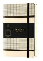 Couverture du livre « Carnet tatami poche uni white milk » de Castelli aux éditions Castelli Milano