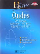Couverture du livre « Ondes 2e annee mp-mp*/pc-pc*/psi-psi*/pt-pt* - cours avec exercices corriges (édition 2004) » de Brebec-J.M aux éditions Hachette Education