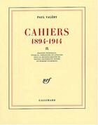 Couverture du livre « Cahiers - vol09 - (1894-1914)-1907-1909 » de Paul Valery aux éditions Gallimard