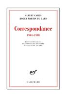 Couverture du livre « Correspondance (1944-1958) » de Albert Camus et Roger Martin Du Gard aux éditions Gallimard