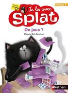 Couverture du livre « Je lis avec Splat ; on joue ? niveau 1 » de Rob Scotton aux éditions Nathan