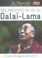 Couverture du livre « 365 préceptes de vie du dalai-lama » de Bernard Baudouin aux éditions Editions 365