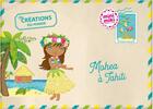 Couverture du livre « Minimiki - mes creations du monde - mohea a tahiti » de Julie Camel aux éditions Play Bac