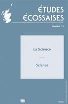 Couverture du livre « Etudes ecossaises, n 12/2009. la science - science » de  aux éditions Uga Éditions