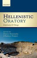 Couverture du livre « Hellenistic Oratory: Continuity and Change » de Christos Kremmydas aux éditions Oup Oxford