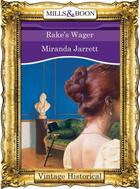 Couverture du livre « Rake's Wager (Mills & Boon Historical) » de Miranda Jarrett aux éditions Mills & Boon Series