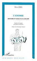 Couverture du livre « L'anomie » de Marc Orru aux éditions Editions L'harmattan