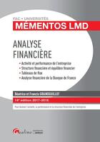 Couverture du livre « Analyse financière (édition 2017/2018) » de Beatrice Grandguillot et Francis Grandguillot aux éditions Gualino