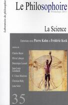Couverture du livre « Le philosophoire n 35 - la science » de  aux éditions Philosophoire