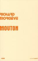 Couverture du livre « Mouton » de Richard Morgieve aux éditions Carnets Nord