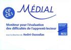 Couverture du livre « Médial ; CP, CE1 ; mallette » de Andre Ouzoulias aux éditions Retz