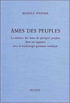 Couverture du livre « Ames Des Peuples » de Rudolf Steiner aux éditions Triades