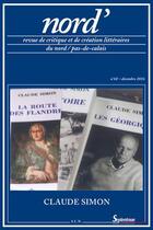Couverture du livre « Revue Nord' Tome 68 : Claude Simon ; décembre 2016 » de Frederique Peron aux éditions Pu Du Septentrion