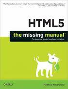 Couverture du livre « HTML5 ; the missing manual » de Macdonald Matthew aux éditions O Reilly