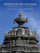 Couverture du livre « Temples of Deccan India » de George Michell aux éditions Acc Art Books