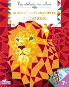 Couverture du livre « Autocollants mysteres animaux - pochette avec accessoires » de Kucia Fred aux éditions Deux Coqs D'or