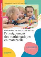 Couverture du livre « Profession enseignant - concevoir et mettre en oeuvre l'enseignement des mathematiques en maternelle » de Drapeau-Gres aux éditions Hachette Education