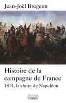 Couverture du livre « Histoire de la campagne de France ; la chute de Napoléon » de Jean-Joel Bregeon aux éditions Perrin