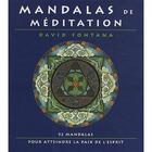 Couverture du livre « Mandalas et méditation » de David Fontana aux éditions Courrier Du Livre