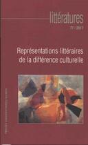 Couverture du livre « Representations litteraires de la difference culturelle » de Laurichesse Jean-Yve aux éditions Pu Du Mirail