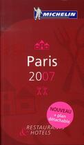 Couverture du livre « Paris (édition 2007) » de Collectif Michelin aux éditions Michelin