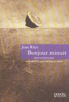 Couverture du livre « Bonjour minuit » de Jean Rhys aux éditions Denoel