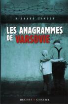 Couverture du livre « Les anagrammes de Varsovie » de Zimler Richard aux éditions Buchet Chastel