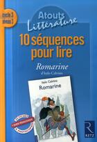 Couverture du livre « 10 séquences pour lire ; Romarine ; cycle 3, niveau 3 » de Calvino/Picot/Popet aux éditions Retz