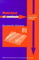 Couverture du livre « Materiaux et contacts » de Zambelli aux éditions Ppur